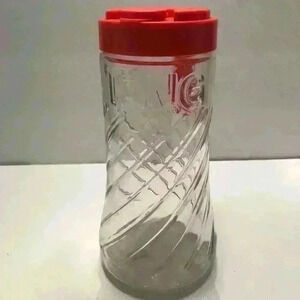 Vintage Glass Tang Pitcher